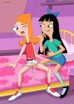 candace_flynn palcomix phineas_and_ferb stacy_hirano tagme yuri yuri_haven