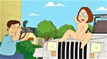  breasts erect_nipples family_guy glasses hand_on_pussy meg_griffin nude photoshoot spread_legs thighs 