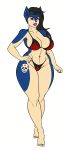 big_ass big_breasts bikini fire_type_pokemon luchodraws pokemon pokemorph quilava wiitenuant