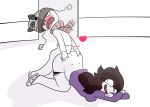 ass ass_grab ass_up blush breasts doggy_position jaiden jaiden_animations leading_down maximumcolor open_mouth pants_down parody penetration scarf_boy sex tagme top-down_bottom-up youtube youtuber 