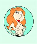  breasts erect_nipples family_guy gloves hands_on_hips lois_griffin topless 