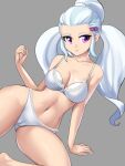  1_girl 1girl bra breasts cameltoe equestria_girls female female_only friendship_is_magic humanized long_hair looking_at_viewer mostly_nude my_little_pony panties solo sugarcoat underwear 