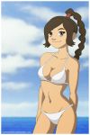  1girl avatar:_the_last_airbender bikini breasts cartoongirls_(artist) female_only solo solo_female swimsuit ty_lee 