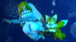  16:9 1girl 2_tails 3d_(artwork) age_difference anthro areola barefoot big_breasts big_nipples breasts canid canine cub curvy_figure daemont92 digital_media_(artwork) duo feet fox freediving furry high_res holding_breath lagomorph leporid male male/female mammal mature_female miles_&quot;tails&quot;_prower multi_tail nipples nude older_female puffed_cheeks puffy_areola puffy_nipples rabbit sega skinny_dipping sonic_the_hedgehog_(series) source_filmmaker swimming thick_thighs underwater vanilla_the_rabbit voluptuous water wide_hips widescreen young younger_male 