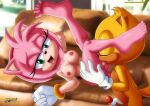  amy_rose bbmbbf mobius_unleashed palcomix ray_the_flying_squirrel sega sonic_the_hedgehog_(series) 