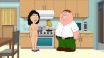 ass bonnie_swanson breasts erect_nipples family_guy female_focus female_full_frontal_nudity female_only nude peter_griffin pussy shaved_pussy thighs 