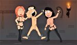  bdsm big_penis bonnie_swanson breasts erect_nipples erection family_guy glenn_quagmire gp375 lois_griffin shaved_pussy stockings thighs whip whipping 