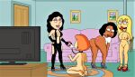  bdsm bonnie_swanson breasts creek_12 erect_nipples family_guy fetishwear lois_griffin nude shaved_pussy thighs 