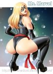  1_female 1_girl 1_human 1girl 5_fingers artist_name ass avengers big_ass big_breasts big_butt black_gloves black_leotard blonde blonde_hair blue_eyes breasts bubble_ass bubble_butt busty butt carol_danvers clothed clothed_female clothes clothing color colored costume curvaceous curves curvy dat_ass domino_mask elbow_gloves english english_text female female_focus female_only female_solo footwear gloves hair heels high_heels human human_only idarkshadowi_(artist) large_ass large_breasts leotard light-skinned_female light_skin lipstick long_hair looking_at_viewer looking_back makeup marvel marvel_comics mask ms._marvel non-nude outfit parted_lips red_lips red_lipstick revealing_clothes round_ass sash simple_background skimpy smile smiling solo solo_female solo_focus squatting superheroine teeth text thick_ass thigh_gap thighhighs thong thong_leotard uncensored url voluptuous watermark web_address white_background yellow_hair 