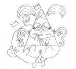 anal fairy goldie_goldenglow monochrome poof_(fop) sketch the_fairly_oddparents