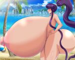 eiken gigantic_ass gigantic_breasts hourglass_figure misono_kirika purple_hair rtenzo_(artist) very_long_hair