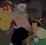  3boys abuse aged_up bondage bound daddy disney father_&amp;_son gagged geppetto incest kinky lampwick old_man pinocchio pinocchio_(character) rape yaoi younger_male 