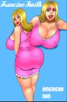  american_dad ass big_ass big_breasts breasts francine_smith happy jay-marvel lips milf nipples 