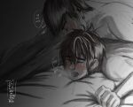 2boys bed big_hero_6 closed_eyes hiro_hamada kyle_hamada lay_on_the_stomach moaning rape tadashi_hamada ureshi-san yaoi