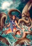  anotherartistmore_(artist) paulo_barrios swimsuit tagme tentacle 