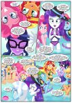 applejack applejack_(mlp) bbmbbf beach bulk_biceps_(mlp) comic equestria_girls equestria_untamed fluttershy hasbro micro_chips my_little_pony my_little_pony:_friendship_is_magic older older_female palcomix party_at_rainbow_cove pinkie_pie rainbow_dash rarity sci-twi sunset_shimmer timber_spruce trixie trixie_(mlp) trixie_lulamoon_(mlp) twilight_sparkle young_adult young_adult_female young_adult_male young_adult_woman