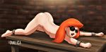 ass_up bondage bound clamps kim_possible kimberly_ann_possible nude shackles sideboob spread_legs tanluca thighs 