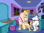  brian_griffin chris_griffin family_guy meg_griffin threesome 