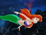  cartoonvalley.com disney helg_(artist) navel princess_ariel tagme the_little_mermaid 