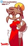  1girl animal_ears animated anthro baozi_(diives) breasts breasts_out_of_clothes chinese_clothes diives exposed_breasts exposing_chest female female_only flashing has_audio high_resolution inspecting missmoonified nipples patreon solo standing torn_clothes video voice_acted watermark webm 