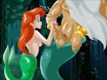  cartoonvalley.com disney helg_(artist) king_triton penis princess_ariel tagme testicles the_little_mermaid 