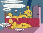  bart_simpson breasts cum flash lisa_simpson marge_simpson nipples pearls the_fear the_simpsons yellow_skin 