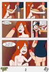  anal anal_orgasm anal_penetration anal_sex bed bedroom big_ass big_breasts big_penis big_testicles brown_hair cap comic completely_naked completely_nude completely_nude_female cum cum_in_ass cum_in_mouth cum_inside cum_while_penetrated dipper_pines disney earrings fellatio freckles futanari gravity_falls male_on_futa moffoffo moffoffo_(artist) oral prostate_orgasm redhead wendy_corduroy 