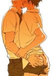  gay kissing male shorts yaoi 