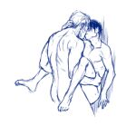  2boys attack_on_titan kissing levi_ackerman male/male shingeki_no_kyojin solo_male yaoi yaoi 