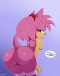  1girl 2020 amy_rose anthro ass big_ass bigdon1992 blue_background boots dat_ass enticing flirt flirting flirting_with_viewer green_eyes horny horny_women imminent_sex looking_at_viewer lustful medium_breasts nipples nude nyuroraxbigdon perfect_ass perfect_body pink_fur sega sexy sexy_ass sonic_(series) sonic_the_hedgehog_(series) 