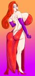  disney gigantic_ass gigantic_breasts green_eyes hourglass_figure hyper_breasts jessica_rabbit red_dress red_hair who_framed_roger_rabbit 