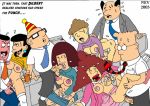  2003 alice_(dilbert) asok_(dilbert) breast_grab carol_(dilbert) cum cum_inside dilbert dilbert_(series) fellatio lactation nev_(artist) orgy pointy_haired_boss tina_the_technical_writer vaginal wally_(dilbert) 