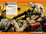 calendar gun hawk_(portalcomic) march_(month) mariano_navarro mark_(portalcomic) nude nude_male portalcomic posing