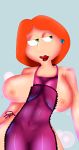 apron_only artist_request cartoon_milf family_guy huge_breasts lois_griffin no_bra no_panties red_hair