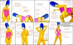  comic marge_simpson tagme the_simpsons white_background yellow_skin 