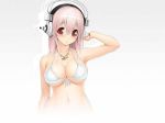  anime female headphone swimsuit wallpaper 