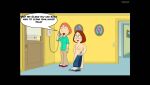 2girls dialogue family_guy lois_griffin meg_griffin nude_female offscreen_character phone vacuum_cleaner
