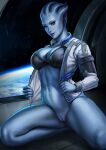  1girl alien alien_girl asari big_breasts blue_skin dandon_fuga female_focus female_only high_res high_resolution liara_t&#039;soni mass_effect paid_reward patreon patreon_reward solo_female solo_focus tagme video_game_character video_game_franchise 
