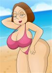 ass bikini chubby family_guy glasses huge_breasts meg_griffin thighs 