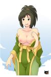  a-y-b avatar:_the_last_airbender ayb big_breasts breasts jin jin_(avatar) nath-ayb nipples solo topless 