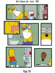 anilingus anus ass bart_simpson bathroom bbc bent_over blargsnarf carl_carlson child comic father_and_son gay glory_hole homer_simpson incest jester oral pants_down penis rimming shota shotacon testicles the_simpsons tongue tongue_out yellow_skin