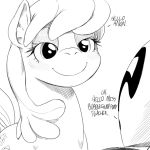  anonymous cheerilee equine female feral friendship_is_magic horse male my_little_pony sketch sunibee sweetsing 