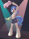 1girl anthro breasts friendship_is_magic furry my_little_pony nipples shirt sunglasses topless vinyl_scratch 