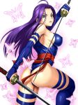 butterfly female katana marvel psylocke purple_hair shunzou sword weapon x-men 