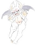  anthro areola argento bat big_breasts breasts clothing erect_nipples fangs female green_eyes hair mammal nipples nude open_mouth pussy rouge_the_bat sega solo sonic_(series) sonicboom53 teeth thick_thighs torn_clothing werebat white_hair wings 