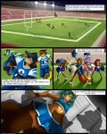 american_football barefoot canine cheerleader cheetah comic cute eipril english_text feline female football furry ironicrow lagomorph looking_at_viewer male pussy rabbit skimpy support_matter text upskirt