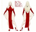  big_breasts blonde_hair character_sheet crossz dat_ass hourglass_figure large_ass milf original_character pointy_ears red_eyes sexy vampire 
