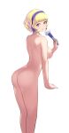 1girl ass blonde_hair breasts cait cait_aron completely_nude completely_nude_female constance_von_nuvelle female_only fire_emblem:_three_houses multicolored_hair nipples short_hair solo_female