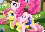  bbmbbf equestria_untamed fluttershy fluttershy_(mlp) friendship_is_magic my_little_pony palcomix pinkie_pie pinkie_pie_(mlp) 