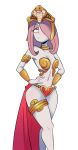 1girl alternate_costume bikini_armor cosplay gem impossible_clothes jewelry little_witch_academia revealing_clothes shantae shantae_(series) sucy_manbavaran 
